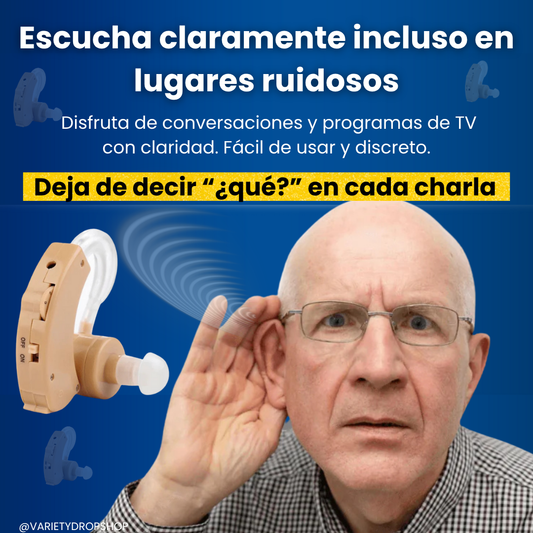 Audífono Amplificador de Sonido🦻 –para Personas con Dificultades Auditivas